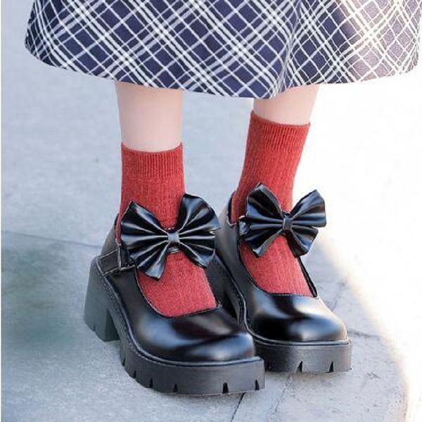 on heels lolita platform shoes women japanese style mary jane vintage girls high heel college student shoe boots 42, Black
on heels lolita platform shoes women japanese style mary jane vintage girls high heel college student shoe boots 42, Black