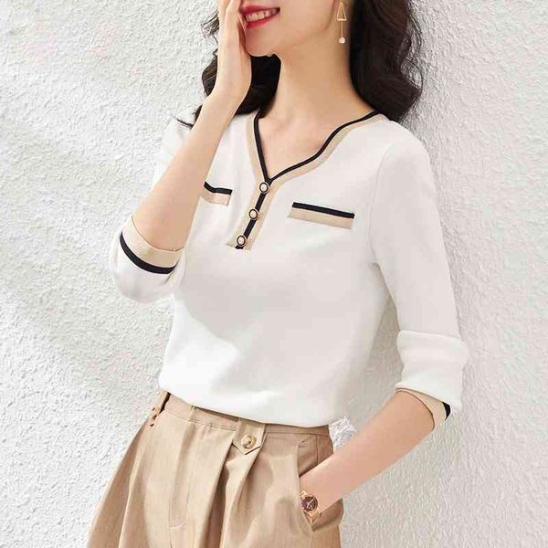 women's t-shirt summer t shirt women elasticity oversized woman clothes female long sleeve tube knit canale v23g, White
women's t-shirt summer t shirt women elasticity oversized woman clothes female long sleeve tube knit canale v23g, White