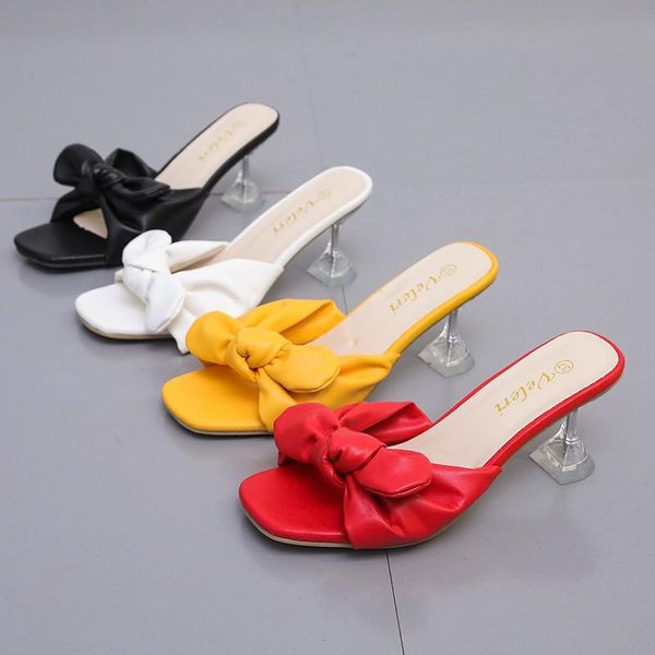 slippers women shoes high heeled thick bow mules elegant butterfly knot cut out slides ytmtloy summer zapatillas mujer casa, Black
slippers women shoes high heeled thick bow mules elegant butterfly knot cut out slides ytmtloy summer zapatillas mujer casa, Black