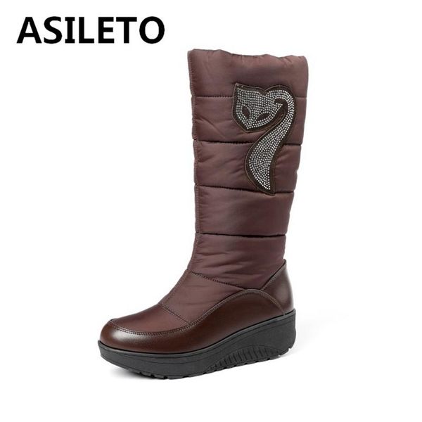 boots asileto plus size 35-44 snow women thick fur down warm winter bottom platform mid calf female shoes f1309, Black
boots asileto plus size 35-44 snow women thick fur down warm winter bottom platform mid calf female shoes f1309, Black