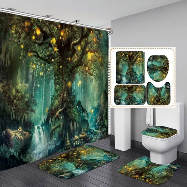 shower curtains fantasy scenery tree curtain oil painting with non slip rug mat bathroom waterproof polyester home decor 180x180
shower curtains fantasy scenery tree curtain oil painting with non slip rug mat bathroom waterproof polyester home decor 180x180