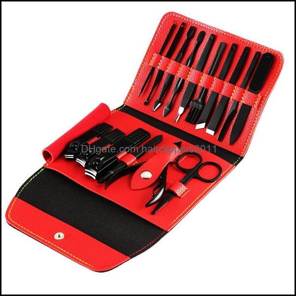 hair scissors care & styling tools products stainless steel black nail knife set 16 pieces tongs trim fixture custom logo drop delivery 2021
hair scissors care & styling tools products stainless steel black nail knife set 16 pieces tongs trim fixture custom logo drop delivery 2021