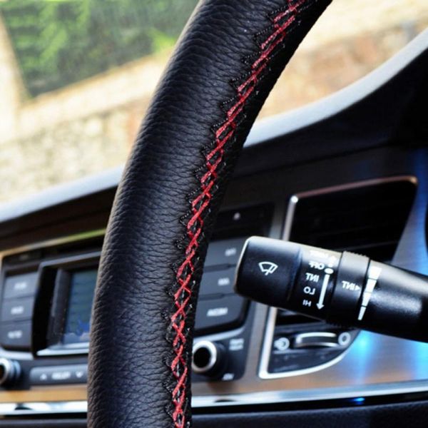 steering wheel covers 2021 car braid cover needles and thread artificial leather suite diy texture soft auto accessories
steering wheel covers 2021 car braid cover needles and thread artificial leather suite diy texture soft auto accessories