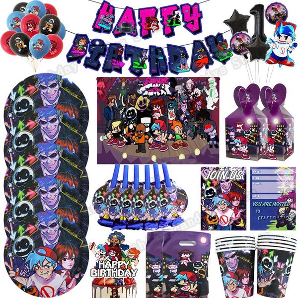disposable dinnerware friday night funkins ballons halloween birthday party supplies baby shower decor cup plate cake er banner game fan
disposable dinnerware friday night funkins ballons halloween birthday party supplies baby shower decor cup plate cake er banner game fan