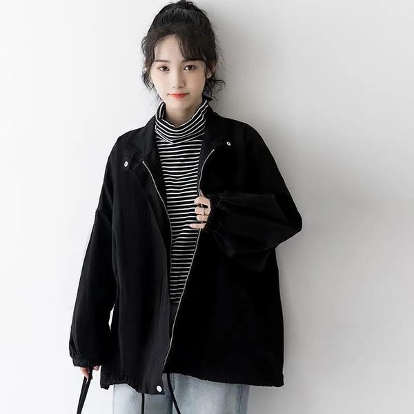 women's jackets spring autumn jacket coat women tooling all-match korean version of loose bf baseball uniform students harajuku ins tid, Black;brown
women's jackets spring autumn jacket coat women tooling all-match korean version of loose bf baseball uniform students harajuku ins tid, Black;brown