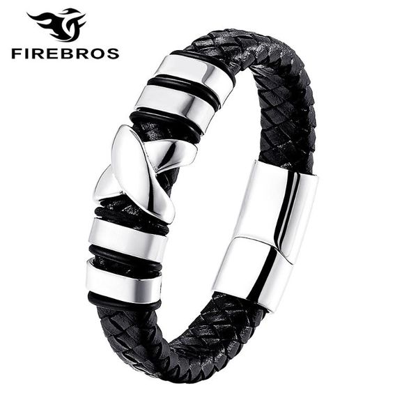 charm bracelets firebros 2021 magnetic clasp stainless steel x metal beads 12mm genuine leather bracelet bangle men designer jewelry gift, Golden;silver
charm bracelets firebros 2021 magnetic clasp stainless steel x metal beads 12mm genuine leather bracelet bangle men designer jewelry gift, Golden;silver