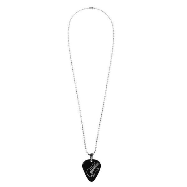 chains fashion guitar pick pendant clavicle chain necklace jewelry gift for women men, Silver
chains fashion guitar pick pendant clavicle chain necklace jewelry gift for women men, Silver