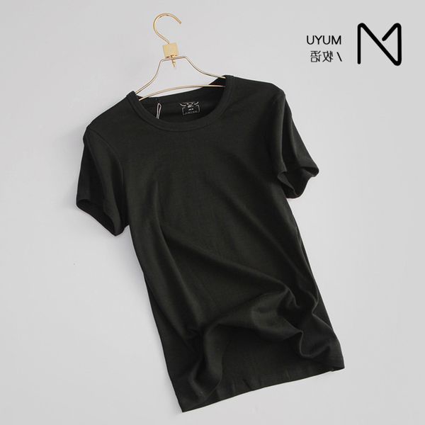men's shirt mu yu summer t-shirt short casual round neck half sleeve cotton base shirt men's top, White;black
men's shirt mu yu summer t-shirt short casual round neck half sleeve cotton base shirt men's top, White;black