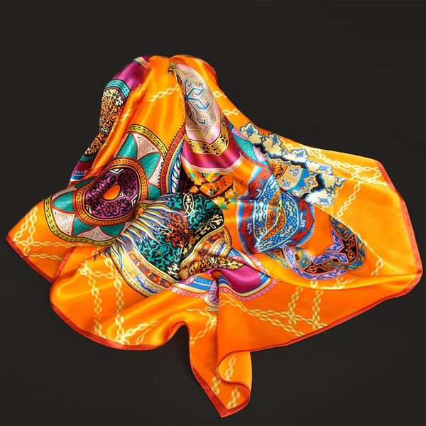 scarves 100% real silk square scarf for women pure wraps headscarf print natural foulard bandana 88x88cm, Blue;gray
scarves 100% real silk square scarf for women pure wraps headscarf print natural foulard bandana 88x88cm, Blue;gray