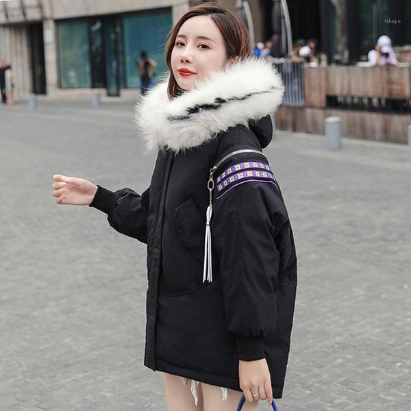 women's trench coats arrival 2021 winter jacket women thicken fur collar padded female short coat fashion parka chaqueta mujer invierno, Tan;black
women's trench coats arrival 2021 winter jacket women thicken fur collar padded female short coat fashion parka chaqueta mujer invierno, Tan;black