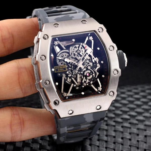 wristwatches luxury men blue grey camouflage rubber silver watch sapphire automatic mechanical stainless steel calendar skeleton, Slivery;brown
wristwatches luxury men blue grey camouflage rubber silver watch sapphire automatic mechanical stainless steel calendar skeleton, Slivery;brown