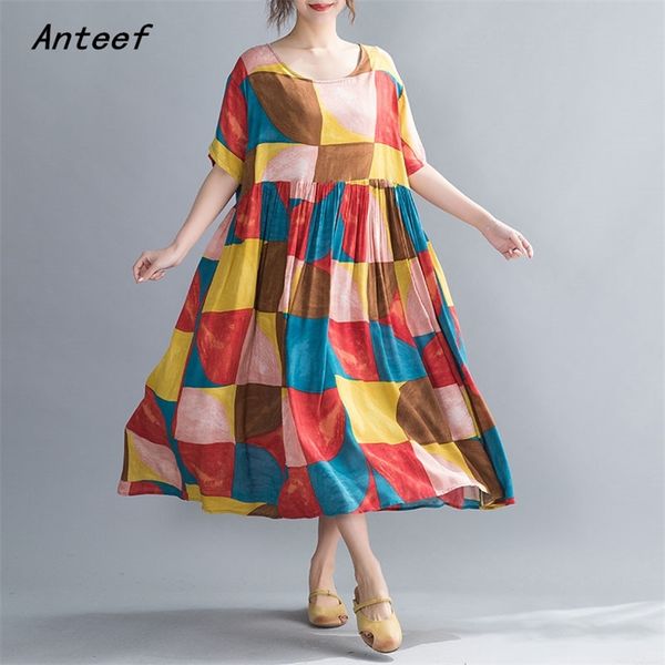 cotton linen plus size vintage floral women casual loose long summer beach dress elegant clothes ladies dresses sundress 210517, Black;gray
cotton linen plus size vintage floral women casual loose long summer beach dress elegant clothes ladies dresses sundress 210517, Black;gray