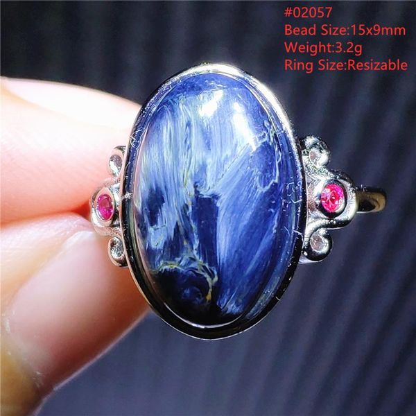cluster rings genuine natural pietersite blue adjustable chatoyant ring cat eye 18x13mm oval 925 sterling silver from namibia, Golden;silver
cluster rings genuine natural pietersite blue adjustable chatoyant ring cat eye 18x13mm oval 925 sterling silver from namibia, Golden;silver