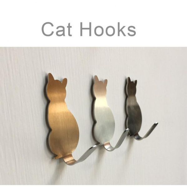 hooks & rails 2pcs stainless steel strong adhesive creative kitten home kitchen bathroom multi-purpose hole wall
hooks & rails 2pcs stainless steel strong adhesive creative kitten home kitchen bathroom multi-purpose hole wall