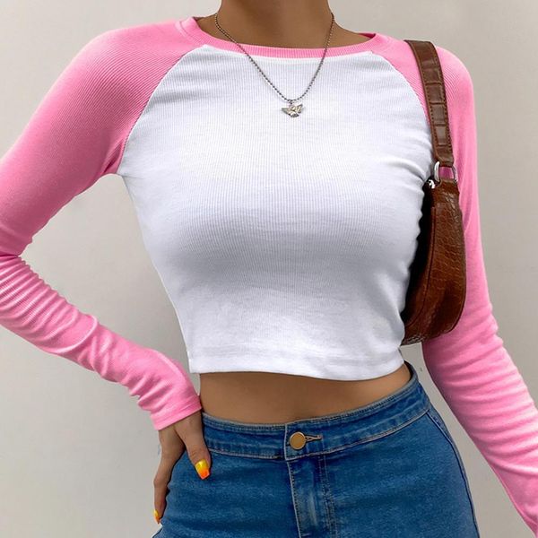 dossni e girl autumn womens contrast color basic crop y2k long sleeve streetwear casual slim cute kawaii t, White
dossni e girl autumn womens contrast color basic crop y2k long sleeve streetwear casual slim cute kawaii t, White