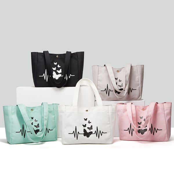 50pcs shopping bags women canvas butterfly prints large capacity hasp handbag mix color
50pcs shopping bags women canvas butterfly prints large capacity hasp handbag mix color