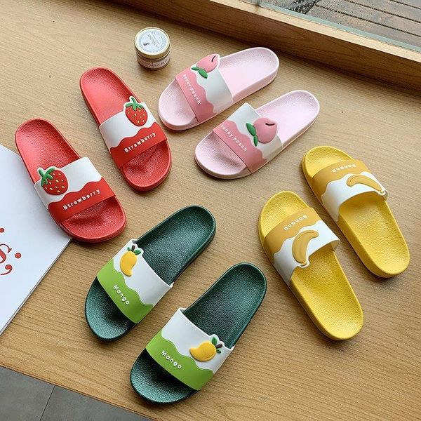 slippers cartoon is lovely one word cool slipper female low heel flat bottom to match lubricious rubber melting fruit women, Black
slippers cartoon is lovely one word cool slipper female low heel flat bottom to match lubricious rubber melting fruit women, Black