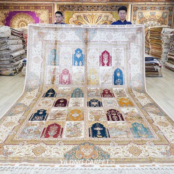 carpets 8.5'x11.7' handmade silk area rug four seasons traditional floral carpet (ywx244a)
carpets 8.5'x11.7' handmade silk area rug four seasons traditional floral carpet (ywx244a)