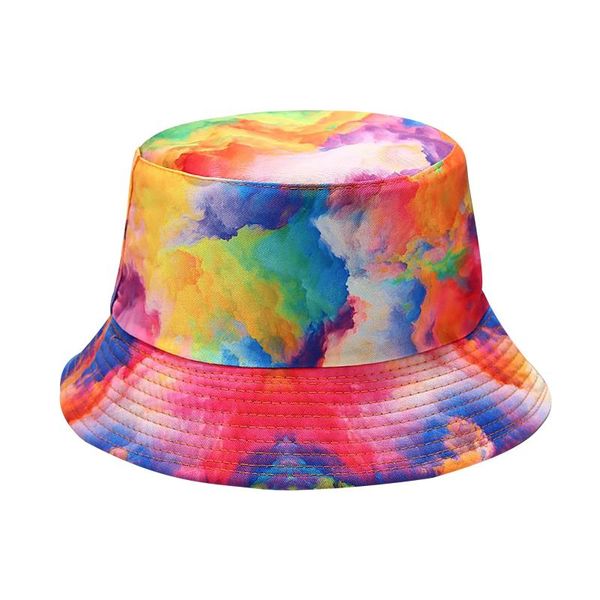 wide brim hats tie dye printed bucket summer reversible fisherman hat rainbow street hip hop cap sunshade harajuku #yj, Blue;gray
wide brim hats tie dye printed bucket summer reversible fisherman hat rainbow street hip hop cap sunshade harajuku #yj, Blue;gray