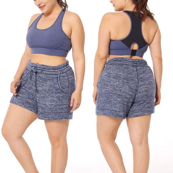 women cotton plus size training running shorts casual drawstring stripe/solid color fitness pants with pockets gym clothing, White;black
women cotton plus size training running shorts casual drawstring stripe/solid color fitness pants with pockets gym clothing, White;black
