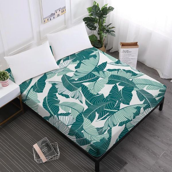 sheets & sets bed sheet leaves flowers print fitted colorful mattress cover flamingo elastic band d20
sheets & sets bed sheet leaves flowers print fitted colorful mattress cover flamingo elastic band d20