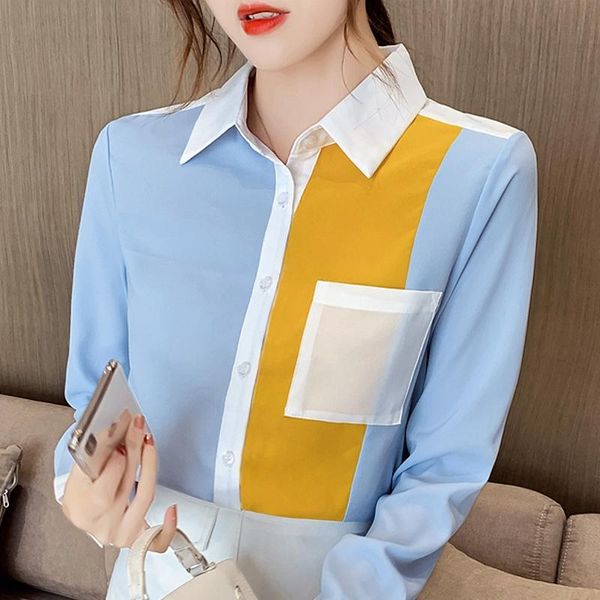 autumn long sleeve chiffon blouse shirt women blouses blusas mujer de moda 2021 turn down collar blusa d582 women's & shirts, White
autumn long sleeve chiffon blouse shirt women blouses blusas mujer de moda 2021 turn down collar blusa d582 women's & shirts, White