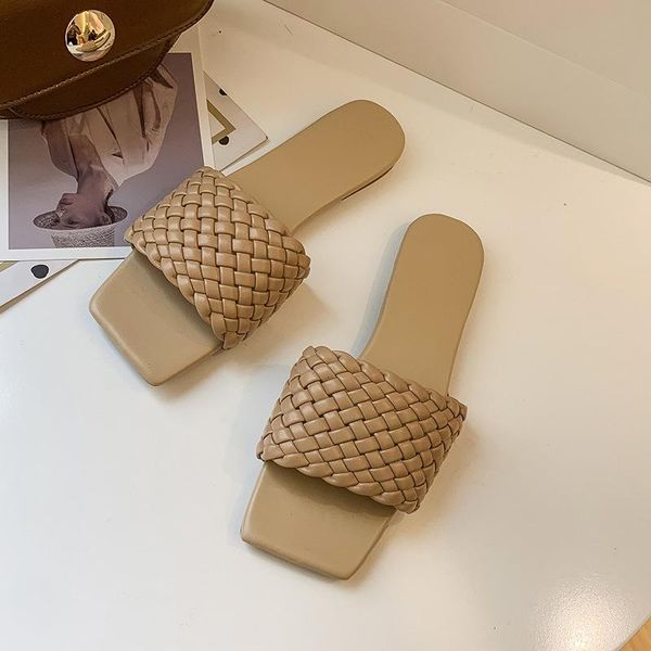 slippers women summer braided design charm open-toe set foot vacation beach flat sandals casual flip flops shoes, Black
slippers women summer braided design charm open-toe set foot vacation beach flat sandals casual flip flops shoes, Black