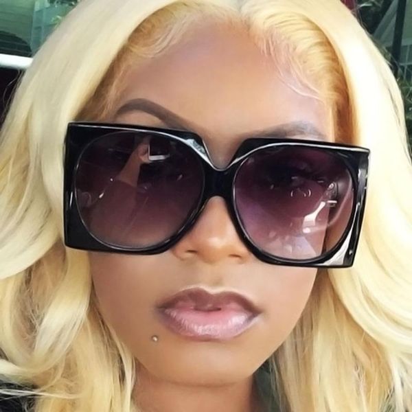sunglasses 2021 fashion square ladies classic men's glasses large frame driving, White;black
sunglasses 2021 fashion square ladies classic men's glasses large frame driving, White;black