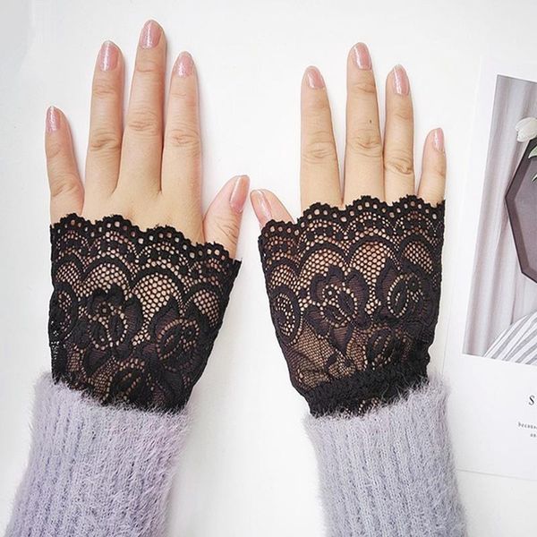 five fingers gloves lace fake sleeves for women crochet floral cuffs embroidery pattern ruffles hollow wrist warmer, Blue;gray
five fingers gloves lace fake sleeves for women crochet floral cuffs embroidery pattern ruffles hollow wrist warmer, Blue;gray