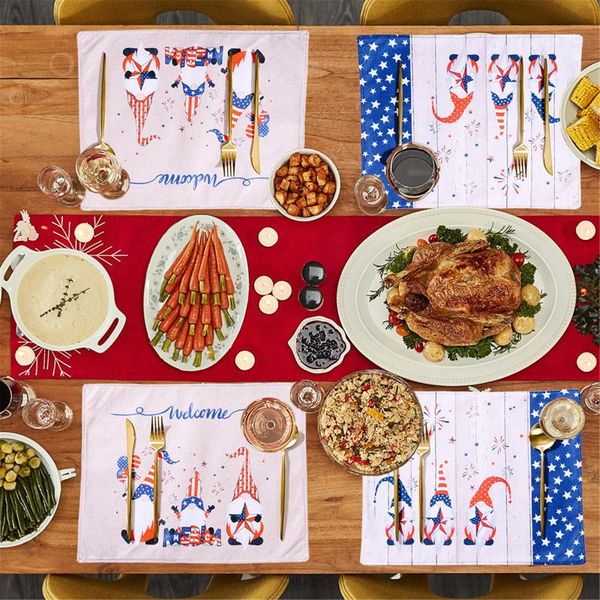 table cloth memorial independence day mats party decorations durable and reusable washable fast dry non-slip placemat
table cloth memorial independence day mats party decorations durable and reusable washable fast dry non-slip placemat