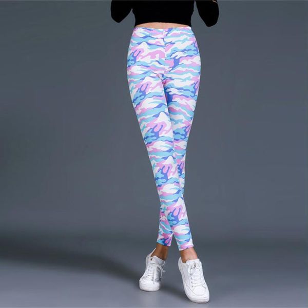 women's leggings #h40 high waist camouflage bodybuilding skinny push up printed cropped long pants, Black 
women's leggings #h40 high waist camouflage bodybuilding skinny push up printed cropped long pants, Black