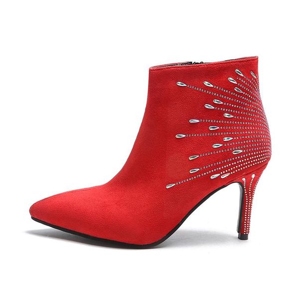 dress shoes female pointed toe black booties women high heeled ankle boots 2021 winter for women's rhinestone fashion
dress shoes female pointed toe black booties women high heeled ankle boots 2021 winter for women's rhinestone fashion