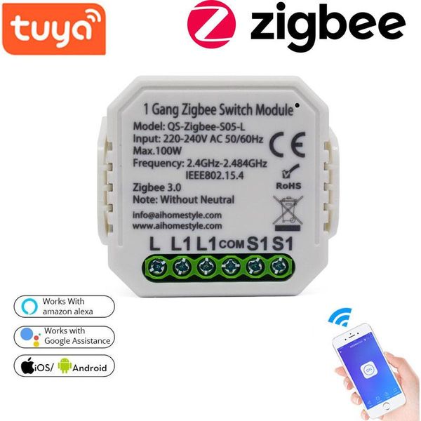 smart home control eu switch module no with neutral 220v 1 way wireless light relay support amazon alexa google tuya
smart home control eu switch module no with neutral 220v 1 way wireless light relay support amazon alexa google tuya