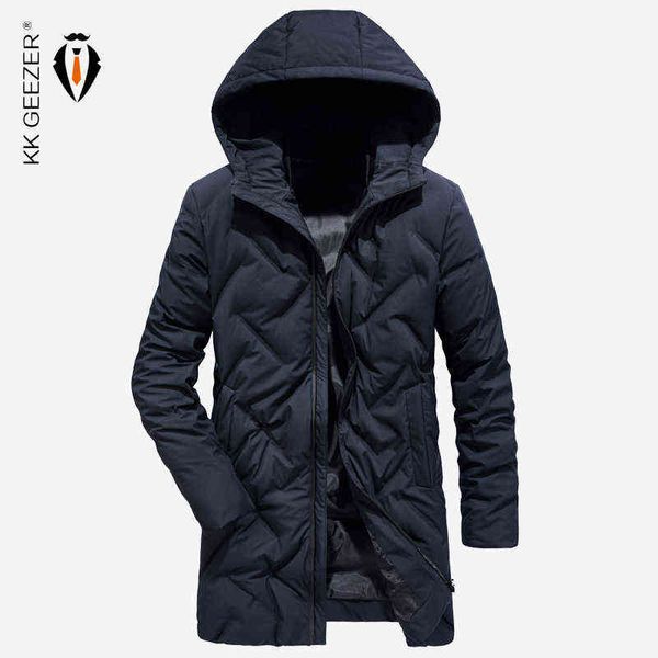 winter jackets down men long windbreak solid color duck 90% parkas military business thick coat padded parka waterproof overcoat y1103, Black
winter jackets down men long windbreak solid color duck 90% parkas military business thick coat padded parka waterproof overcoat y1103, Black