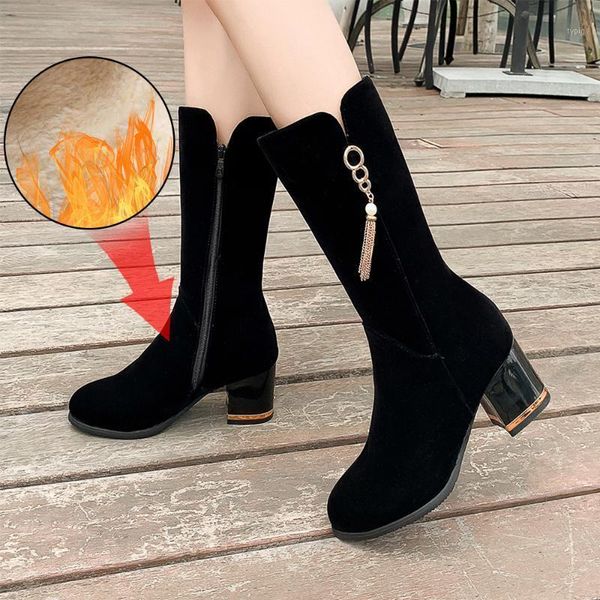 boots plus size 34-46 women high heels mid calf solid warm fur female zip round toe fashion winter shoes1 fi43, Black
boots plus size 34-46 women high heels mid calf solid warm fur female zip round toe fashion winter shoes1 fi43, Black