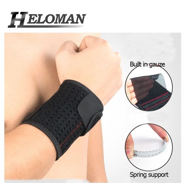 wrist support adjustable supports brace carpal tunnel breathable gym power-lifting aluminum spring band protector, Black;red
wrist support adjustable supports brace carpal tunnel breathable gym power-lifting aluminum spring band protector, Black;red