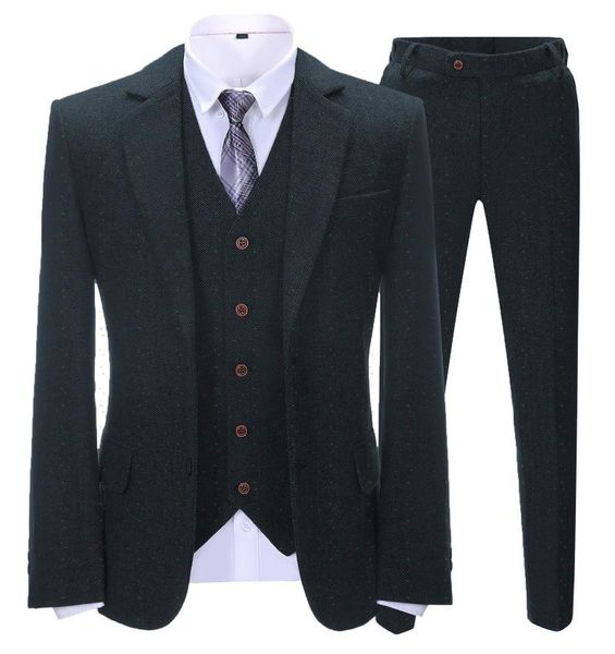 men's suits & blazers 2021 suit formal herringbone 3-piece navy set business meeting office customization (blazer + vest pants), White;black
men's suits & blazers 2021 suit formal herringbone 3-piece navy set business meeting office customization (blazer + vest pants), White;black