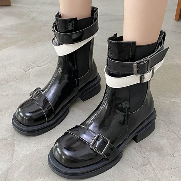 boots 2021 female modern spring autumn round toe flats shoes ladies ankle short motorcycle for women slip on, Black
boots 2021 female modern spring autumn round toe flats shoes ladies ankle short motorcycle for women slip on, Black