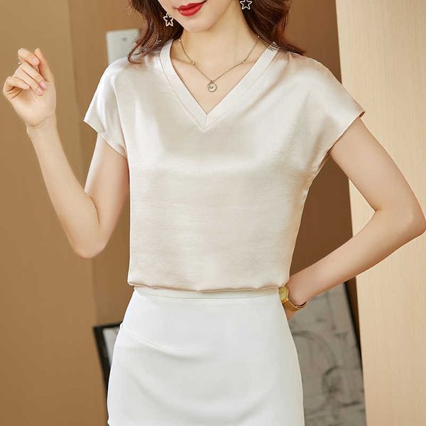 summer blouses solid shirt v-neck half sleeve women patchwork woman clothes screw thread ol and 210604, White
summer blouses solid shirt v-neck half sleeve women patchwork woman clothes screw thread ol and 210604, White