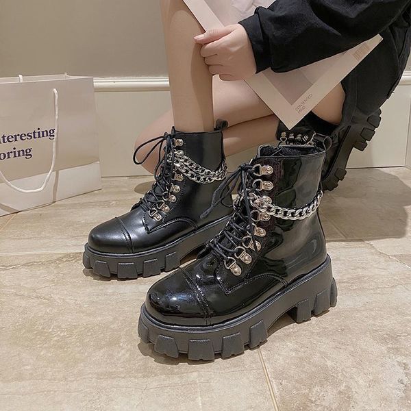black punk platform motorcycle boots women lace up chunky heel belt buckle designer shoes
black punk platform motorcycle boots women lace up chunky heel belt buckle designer shoes