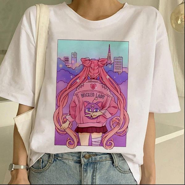 sailor moon women summer fashion printing t shirt harajuku short sleeve fun ulzzang cute cartoon female, White
sailor moon women summer fashion printing t shirt harajuku short sleeve fun ulzzang cute cartoon female, White