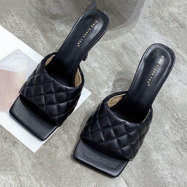weave women slipper ladies thin high heel sandal open toe slip on summer outdoor slides flip flop shoe zml sandals, Black
weave women slipper ladies thin high heel sandal open toe slip on summer outdoor slides flip flop shoe zml sandals, Black