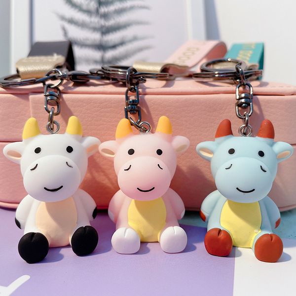 2021 fashion keychain cartoon new year, year of the ox, cute acrylic key chain, doll gift, lovers' bag, car pendant, Silver
2021 fashion keychain cartoon new year, year of the ox, cute acrylic key chain, doll gift, lovers' bag, car pendant, Silver