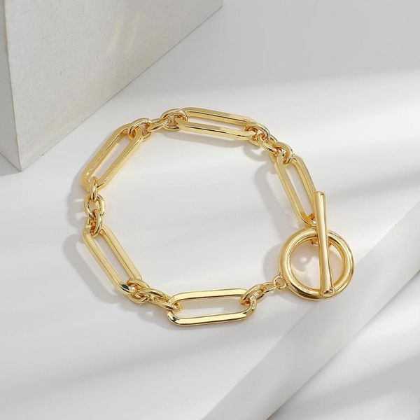 link, chain aensoa minimalist simple link metal alloy bangle bracelet for women fashion exquisite gold ot buckle 2021, Black
link, chain aensoa minimalist simple link metal alloy bangle bracelet for women fashion exquisite gold ot buckle 2021, Black