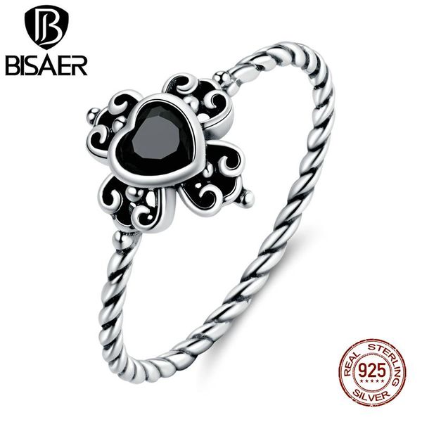 cluster rings bisaer 925 sterling silver sparkling spades heart colorful black crystal ring for women fashion statement jewelry ecr746, Golden;silver
cluster rings bisaer 925 sterling silver sparkling spades heart colorful black crystal ring for women fashion statement jewelry ecr746, Golden;silver