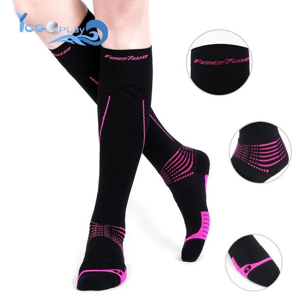 sports socks cycling leg support stretch compression outdoor climbing fitness quick-drying running high, Black
sports socks cycling leg support stretch compression outdoor climbing fitness quick-drying running high, Black