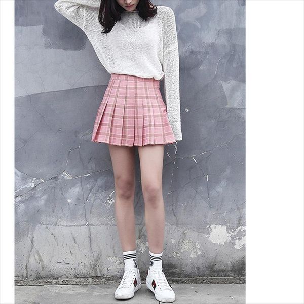 kawaii high waist pleated womens skirt mini school outfits girls plaid ladies fashion clothing, Black
kawaii high waist pleated womens skirt mini school outfits girls plaid ladies fashion clothing, Black