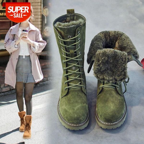 pre-winter lace-up flat-heel stitching green women's winter high-tube solid color round-toe snow boots #b64x, Black
pre-winter lace-up flat-heel stitching green women's winter high-tube solid color round-toe snow boots #b64x, Black