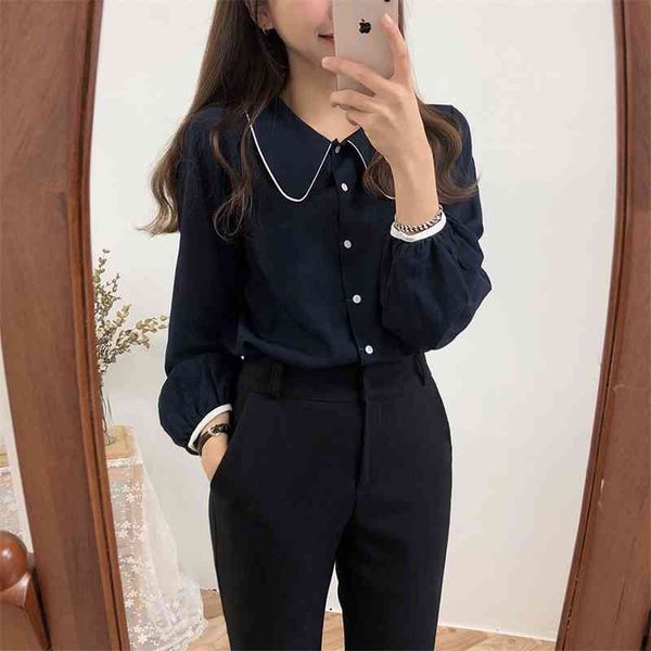 s-xl oversize shirt spring casual blue long sleeve velvet cotton girls blouse plus size women blouses femme 210417, White
s-xl oversize shirt spring casual blue long sleeve velvet cotton girls blouse plus size women blouses femme 210417, White