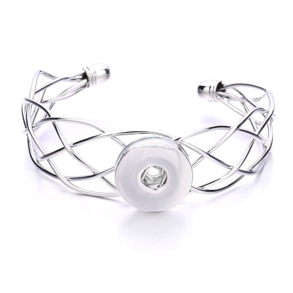 colorful silver color 18mm snap button charms cuff bracelet bangle for women supplier wholesale, White
colorful silver color 18mm snap button charms cuff bracelet bangle for women supplier wholesale, White
